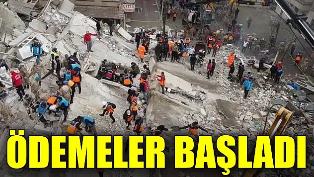 Son dakika! Depremzedelere 10 bin TL ödemeleri başladı