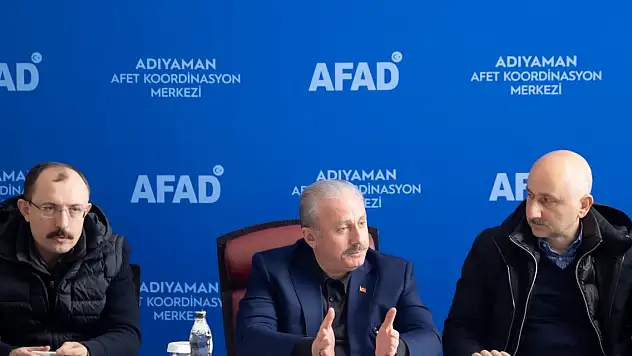 TBMM Başkanı Şentop, Adıyaman'da