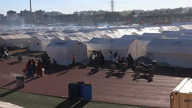 Adıyaman'daki çadır kent 5 bin depremzedeye hizmet veriyor