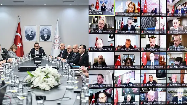 Milli Eğitim Bakanı Özer, 71 ilin milli eğitim müdürüyle toplantı yaptı