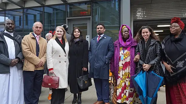 New York'ta depremlerde hayatını kaybedenler anıldı