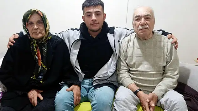 Örnek torun depremde hayat kurtardı