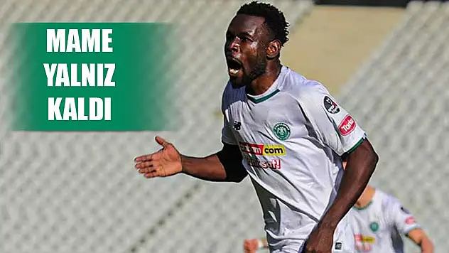 Konyaspor'da tek golcü Diouf kaldı