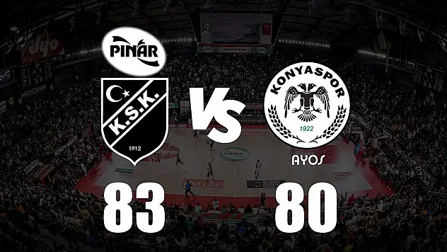 Pınar Karşıyaka ile AYOS Konyaspor, depremzedeler için karşılaştı