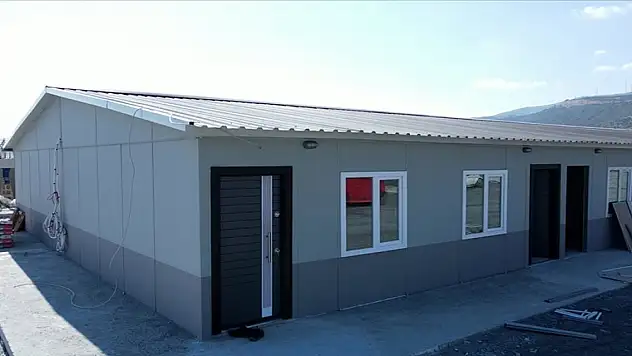 Nurdağı'ndaki geçici konut inşasında son durum