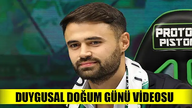 Ahmet Çalık için  duygusal doğum günü videosu