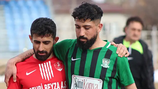 Konya Amatör Lig'de kavgalı iki takım taraftarını yardım maçı barıştırdı