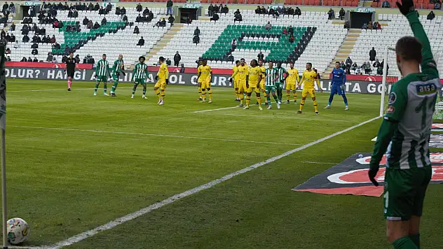 Konyaspor attığından daha çok gol yedi