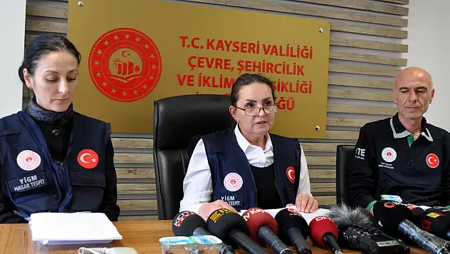 Kahramanmaraş merkezli depremlerde Kayseri'de, 467 yapı ağır hasar gördü