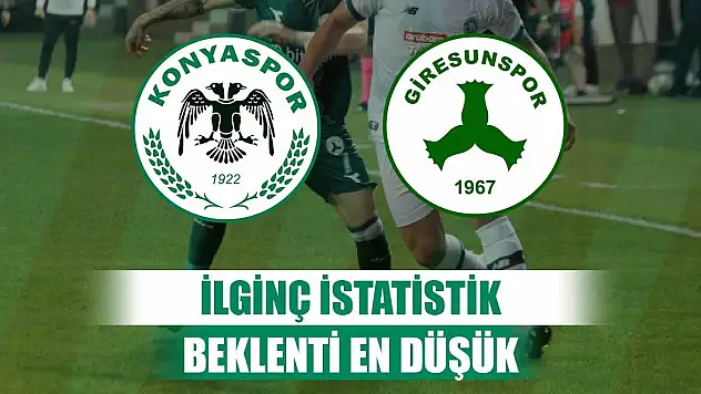Konyaspor-Giresunspor maçı gol beklentisi