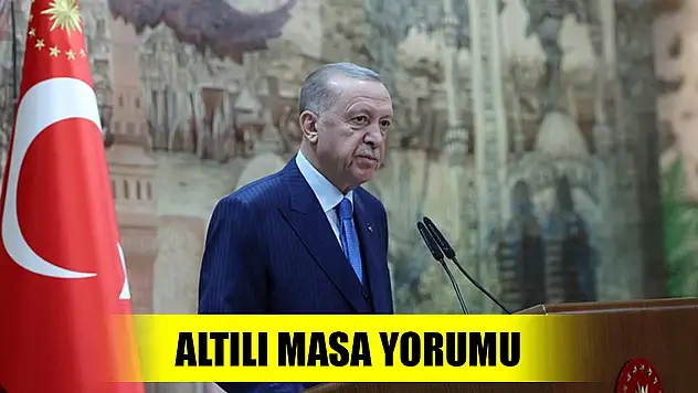 Cumhurbaşkanı Erdoğan'dan dağılan '6'lı masa'ya ilişkin ilk yorum