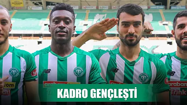 Konyaspor kadrosunu gençleştirdi