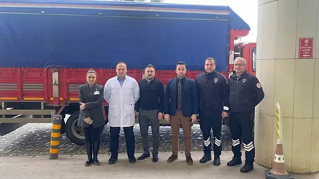 Sağlık çalışanlarından deprem bölgesine destek