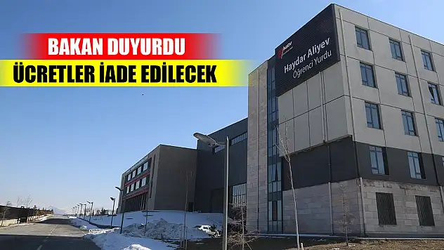Son Dakika! Bakan duyurdu: Ücretler iade edilecek