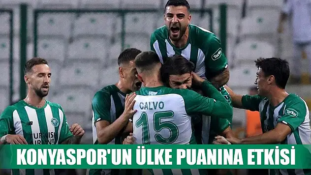 Konyaspor'un ülke puanı etkisi