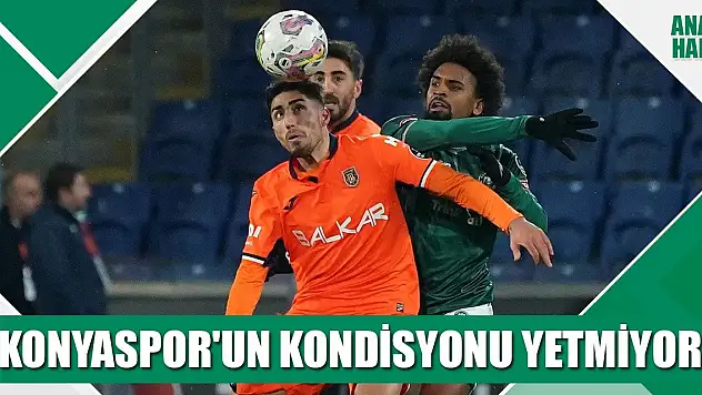 Konyaspor'da kondisyon ve kulübe katkısı düşük