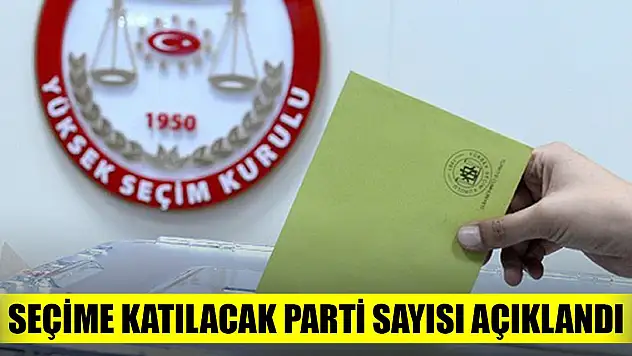 Son Dakika! Seçime 36 parti katılacak! İşte seçime katılacak partiler