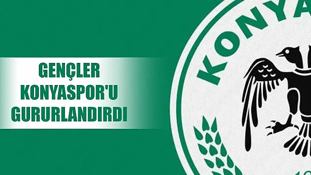 Konyasporlu futbolcular göğüs kabarttı