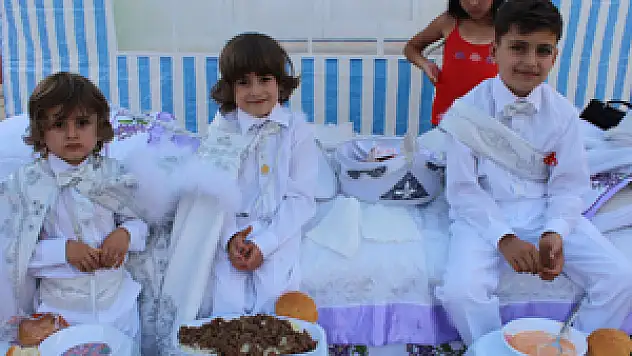 Onur, Mücahid ve Ali sünnet oldu