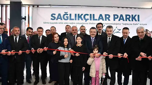 Sağlıkçılar Parkı hizmete açıldı