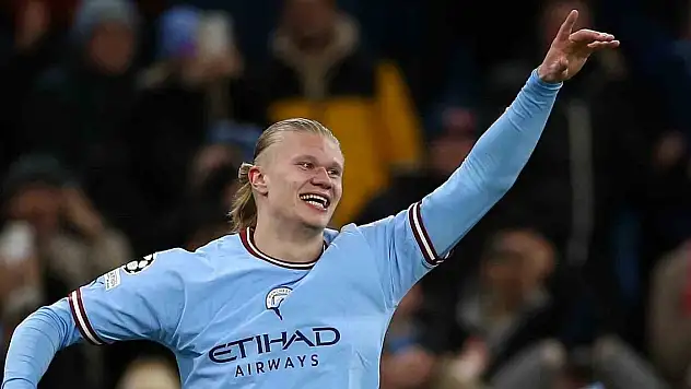 Haaland'dan 5 gol, Manchester City'den tur