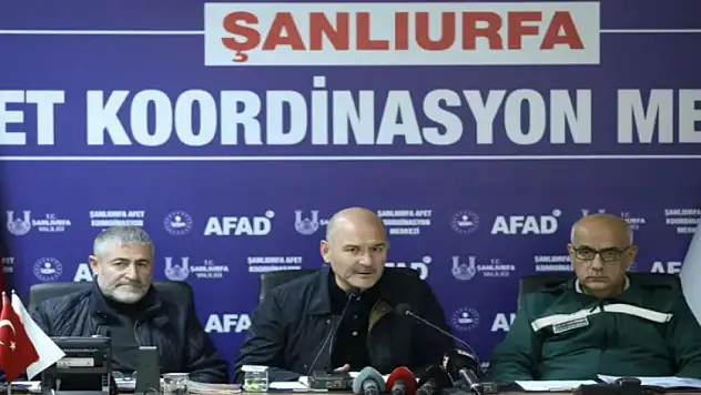 Üç bakan sel bölgesinde açıklama yaptı