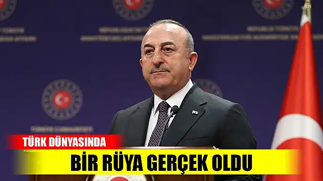 Son Dakika! Çavuşoğlu: 'Türk Devletleri Teşkilatı, hepimizin rüyasıydı'