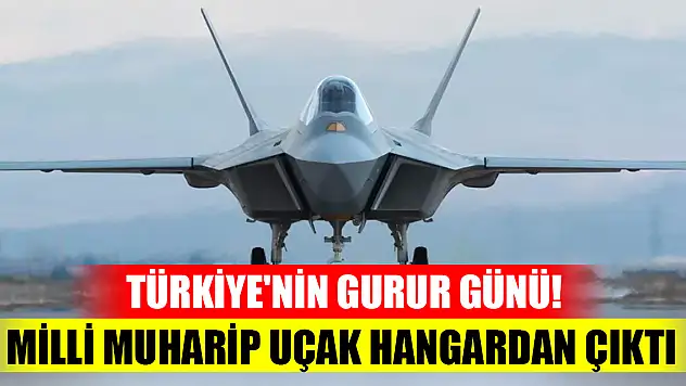 Türkiye'nin gurur günü! Milli Muharip Uçak hangardan çıktı: İşte ilk görüntüler...