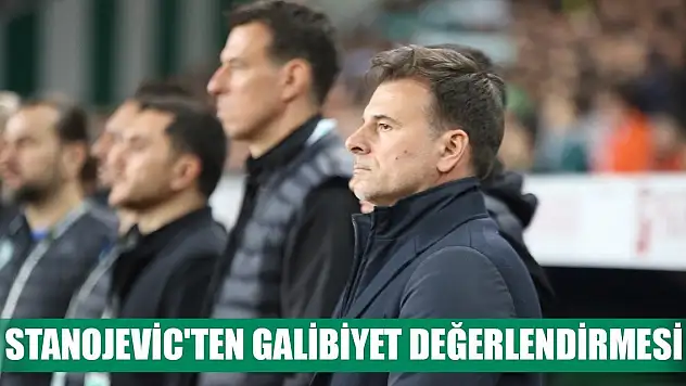 Konyaspor'da Stanojevic'ten galibiyet konuşması