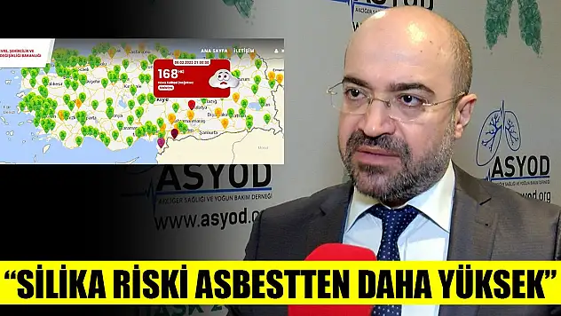 Prof. Dr. Akkoyunlu: Silika riski asbestten daha yüksek