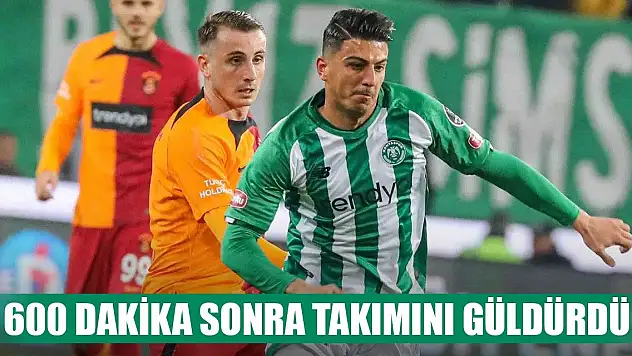 Konyaspor'da kilidi Soner Dikmen açtı