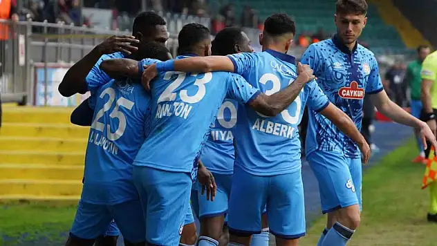 Çaykur Rizespor'un gözü zirvede