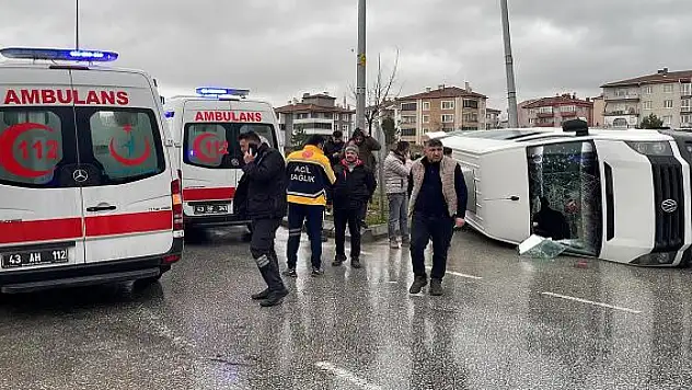 Kütahya'da trafik kazası: 7 yaralı