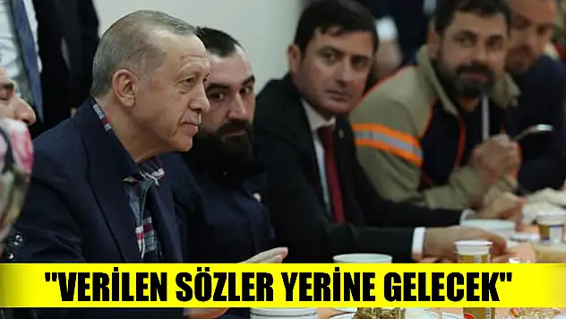 Cumhurbaşkanı Erdoğan depremzedelerle buluştu