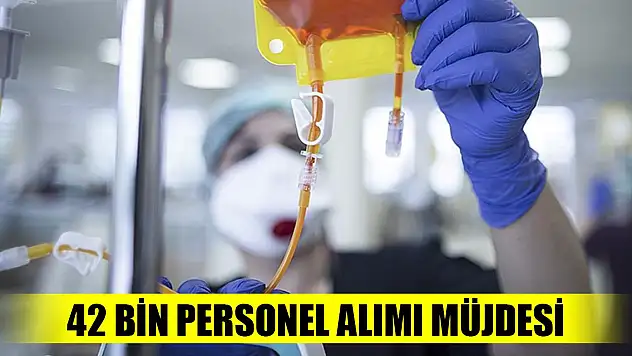 Sağlık Bakanlığı'na 42 bin 500 yeni personel alım süreci başladı