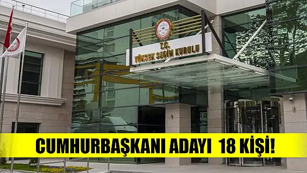 Cumhurbaşkanı adayı gösterilmek istenen 18 kişi YSK'ya başvurdu