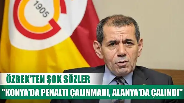 Başkan Özbek'ten Konyaspor maçı sonrası önemli açıklamalar