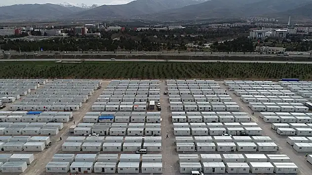 Malatya'daki en büyük konteyner kentte 8 bin depremzede yaşıyor
