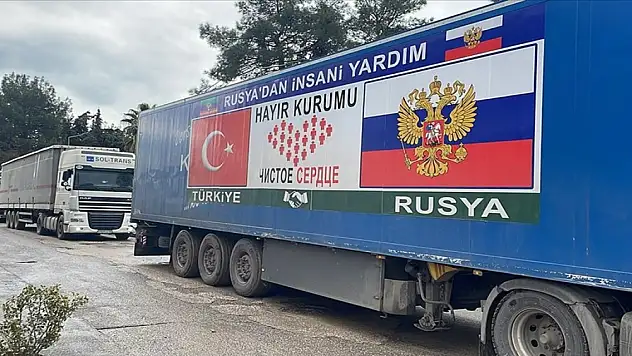 Rus milletvekili çağrı yaptı! 23 tır yardım deprem bölgesine getirildi