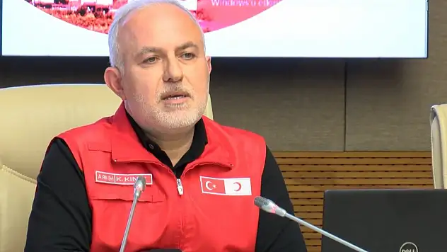 Kızılay Başkanı Kınık: Sonuçta çadırlar ihtiyaç sahipleri için kuruldu