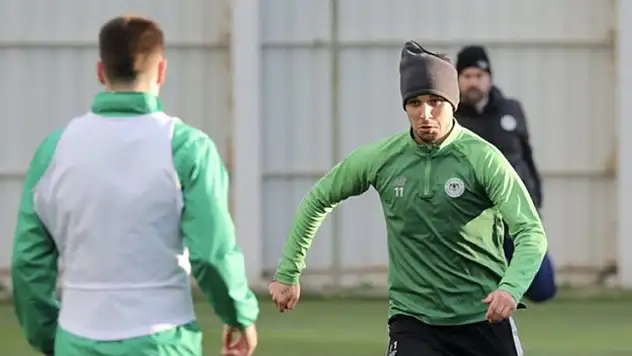Konyaspor, Ümraniyespor maçı hazırlıklarını sürdürüyor