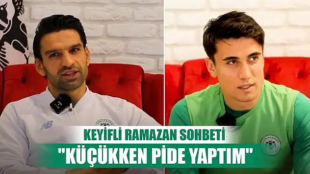 Konyasporlu futbolculardan Ramazan röportajı