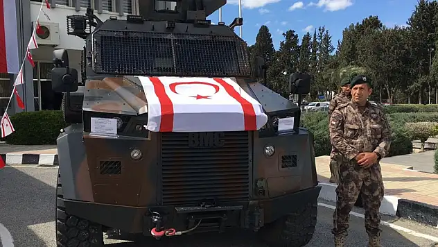 Törenle teslim edildi! Türkiye'den KKTC polisine ekipman desteği