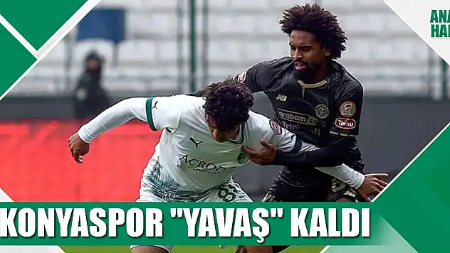 Konyaspor tempo yapması gerekecek