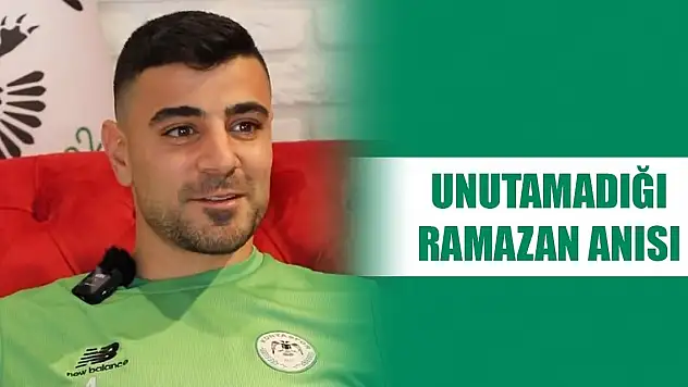 Konyaspor'da Adil'den Ramazan röportajı