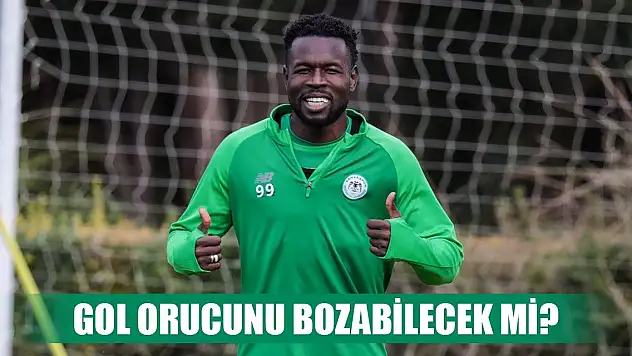 Konyaspor'da Diouf gol orucunu açacak mı?