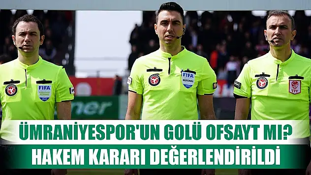Konyapor'un yediği golde ofsayt tartışması