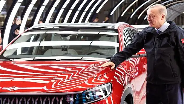 Togg'da ilk teslimat Erdoğan'a