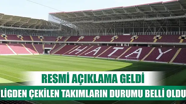 Ligden çekilen takımlar için resmi açıklama, Konyaspor