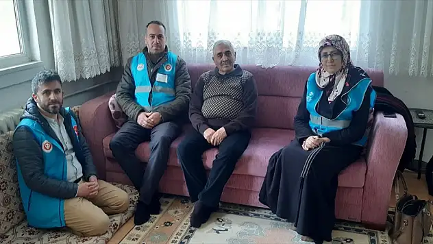 Beyşehir'de depremzede ailelere manevi destek